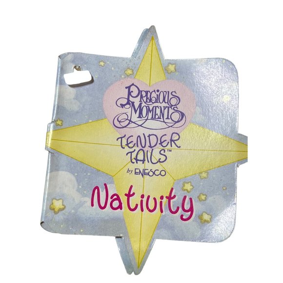 Precious Moments Vintage 1998 Enesco Tender Tails Plush Nativity Donkey - Picture 6 of 11